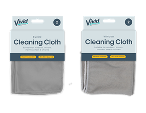 Wholesale Microfibre Cleaning Cloth 2pk