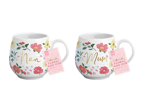 Wholesale Mother's Day Floral Ceramic Mug