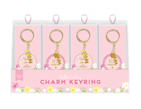 Wholesale Mother's Day Metal Keyring PDQ