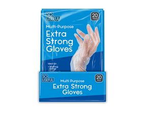 Wholesale Multi Purpose Extra Strong Gloves 20pk CDU