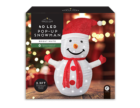 Wholesale Pop-Up 40 LED Snowman 60cm x 70cm