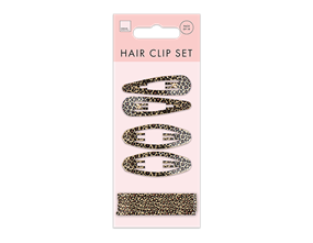 Wholesale Printed Hair Clip Set 10pk