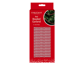 Wholesale Red Beaded Garland 10M