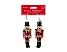 Wholesale Red Nutcracker Decorations - 2pk