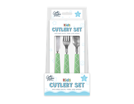 Wholesale Safari 3 Piece Cutlery Set PDQ