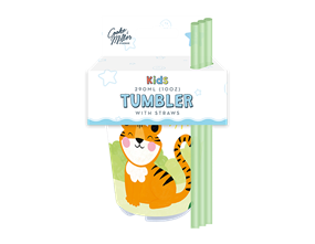 Wholesale Safari Tumbler with Straw 3pk