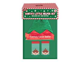 Wholesale Santa's Little Helper Hat & Sock Set