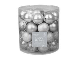 Wholesale Luxury assorted baubles 5cm - 40pk | Gem imports Ltd.