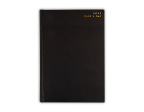 Wholesale 2025 Black A5 Page A Day Diary