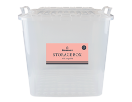 Wholesale Storage Box with Hinged Lid 25L