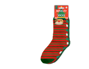 Wholesale Ladies Novelty Christmas Socks 3pk