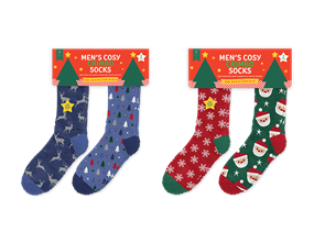 Whoelsale Festive Mens Socks 2 Pairs