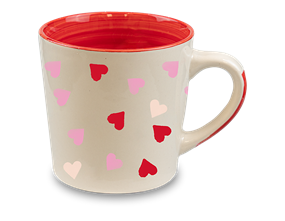 Wholesale Valentine's Heart Print Mug