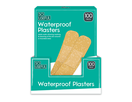 Wholesale Waterproof Plasters 100pk CDU