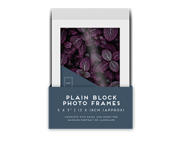 Wholesale White Block Photo Frame 5 X 7" 1pk PDQ