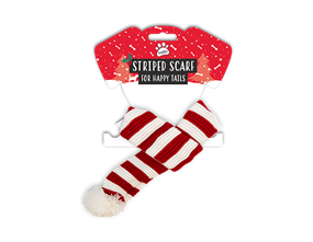 Wholesale Christmas Pet Stripe Scarf