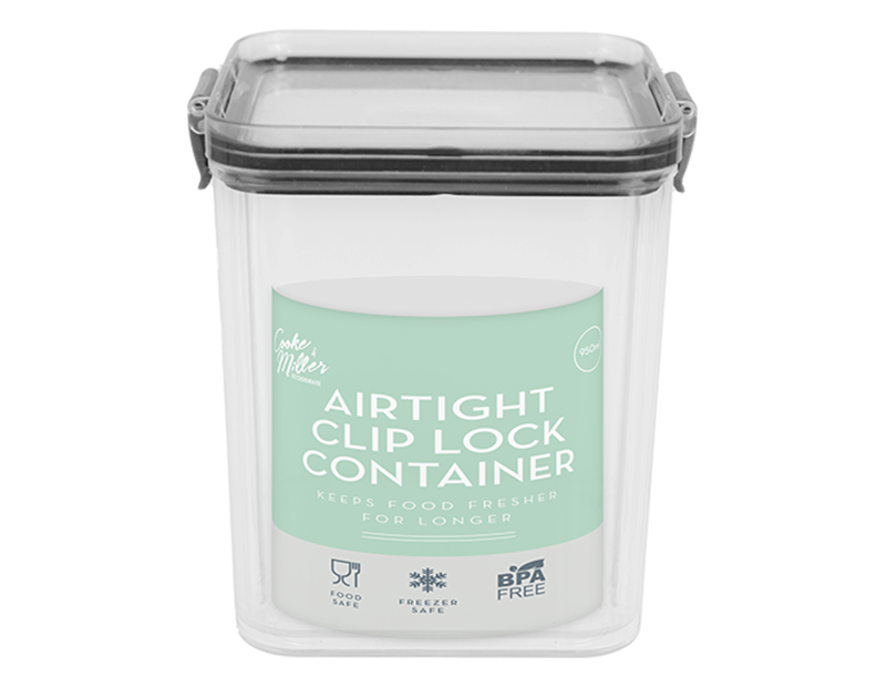 Airtight Clip Lock Container 950ml