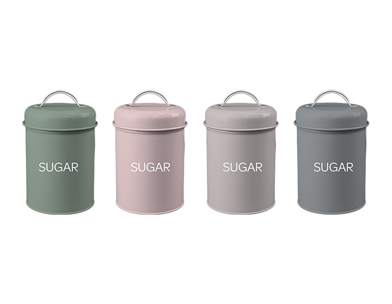 Wholesale Natural Sugar Storage Jar With Lid Handle