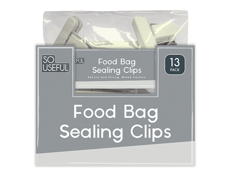 Wholesale Bag Sealing Clips 13pk CDU