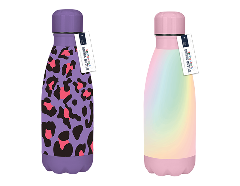 Wholesale Girls Printed Metal Water Bottle 350ml