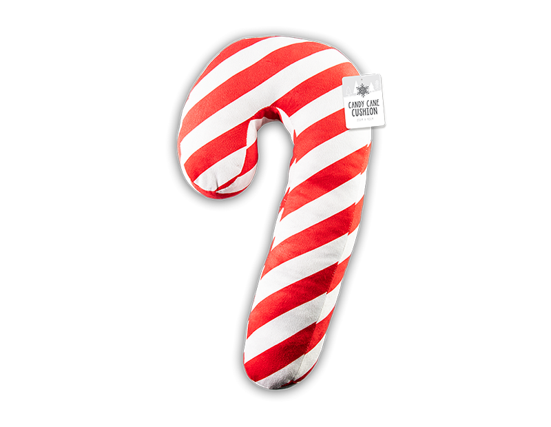 Candy Cane Cushion 40cm x 22cm