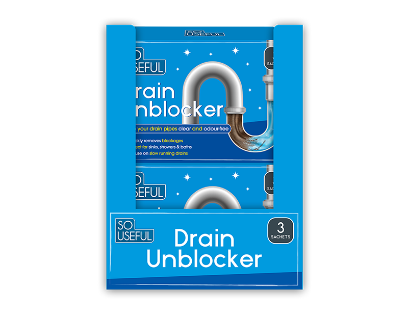 Wholesale Drain Unblocker 3pk CDU