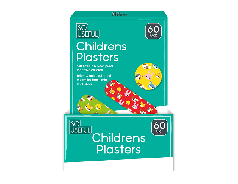 Wholesale Children's Plasters 60pk CDU