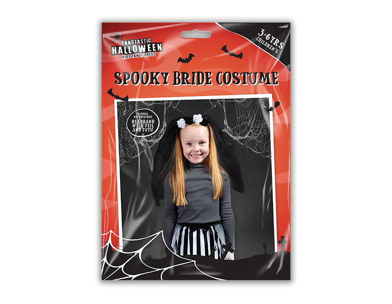 Children's Spooky Bride Costume 3-6yrs