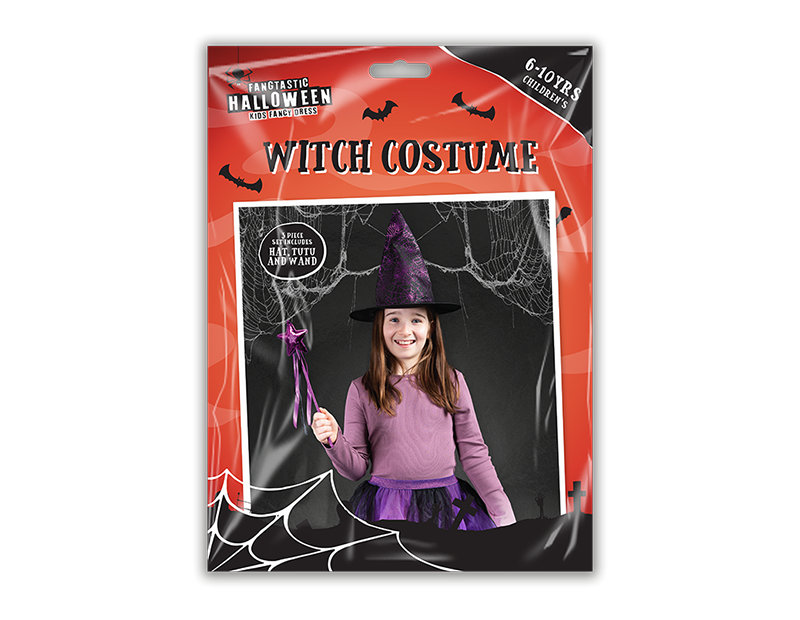 Children's Witch Costume 6-10yrs