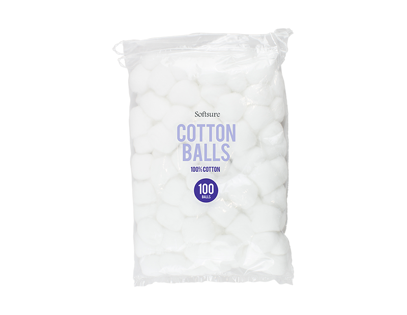 Cotton Wool Balls - 100 Pack