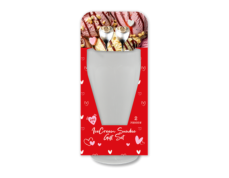 Wholesale Couples Ice Cream Sundae Gift Set