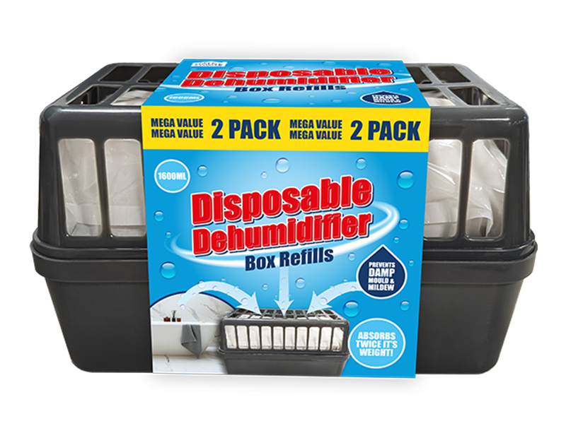 Dehumidifier Box Refills 1200g 2PK