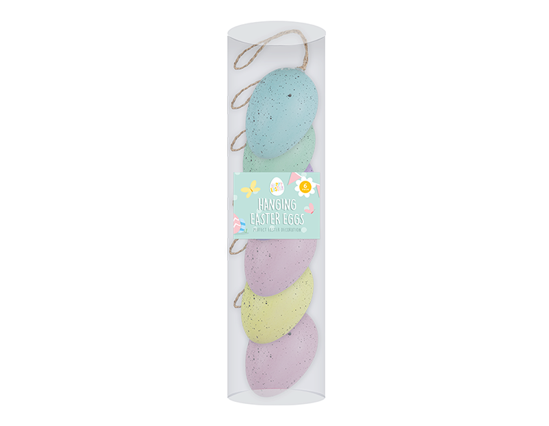 Hanging Easter Eggs 6pk