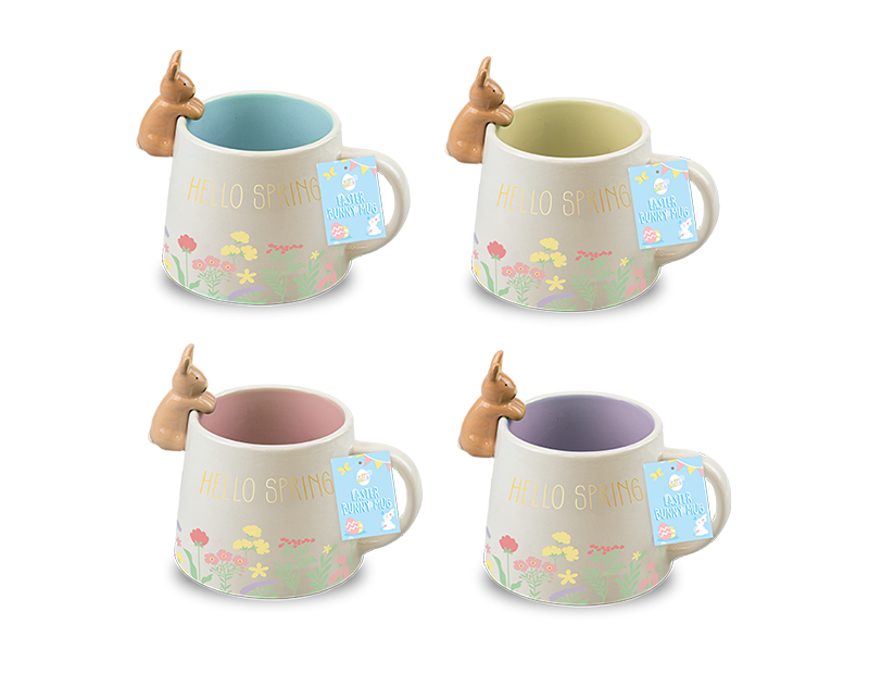 Wholesale Easter Ceramic Mug with Bunny