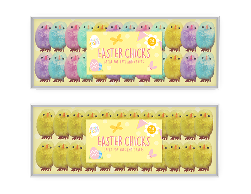 Wholesale Easter Chicks 24pk