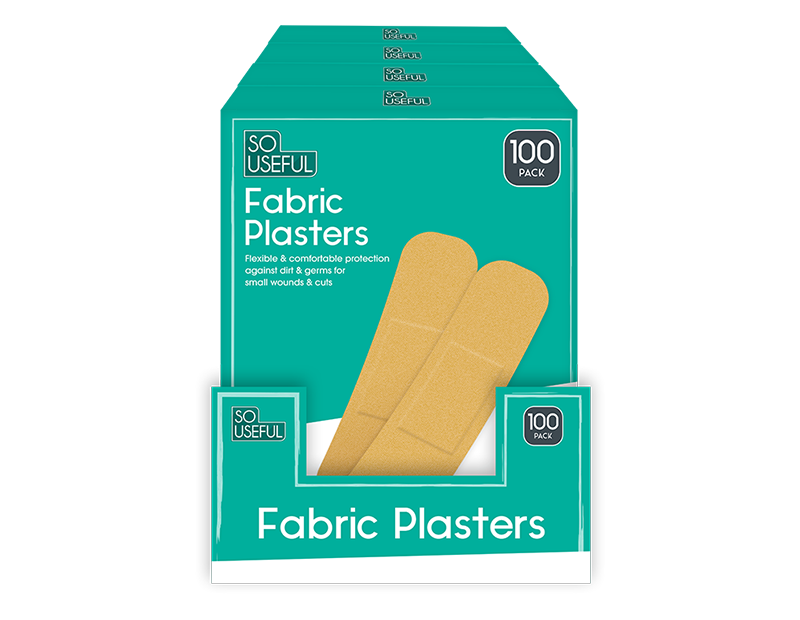 Wholesale Fabric Plasters 100pk CDU