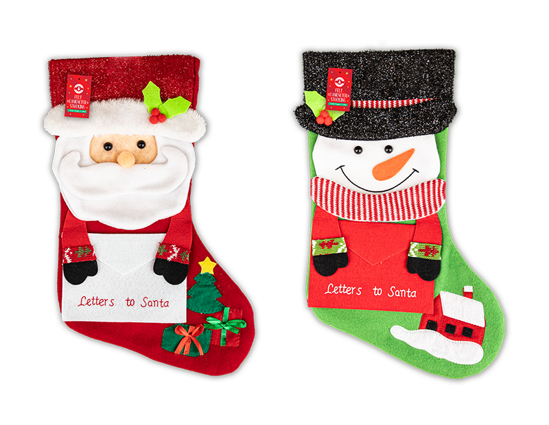 Wholesale Felt Character Stocking