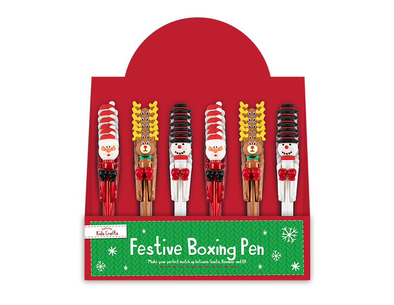 Wholesale Festive Boxing Pen PDQ