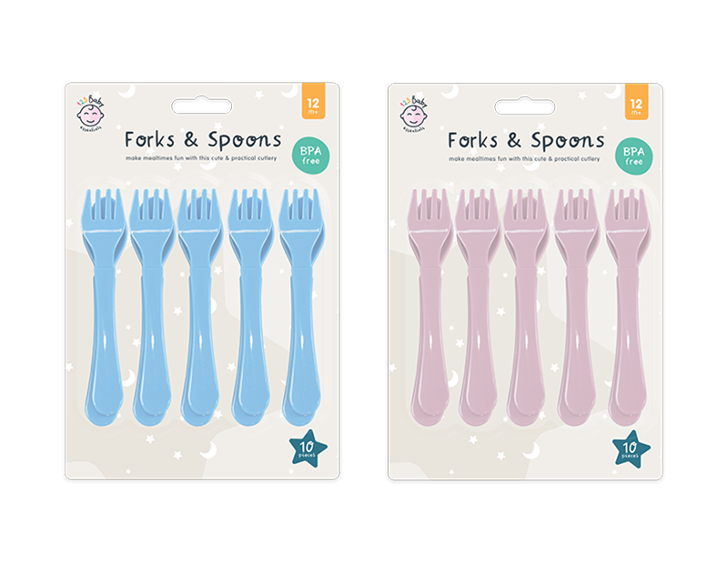 Wholesale Fork and spoon set 10 pack | Gem imports Ltd