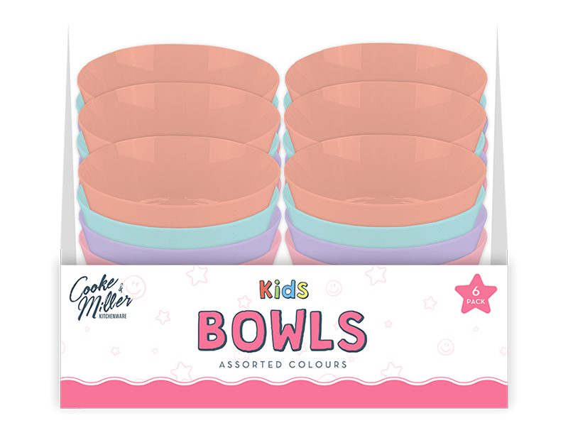 Girls Bowls 6pk PDQ