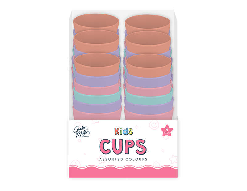 Wholesale Girls Cup 6pk PDQ