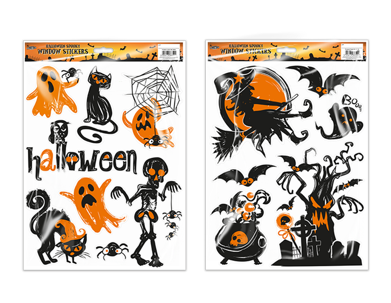 Wholesale Halloween Spooky Window Stickers