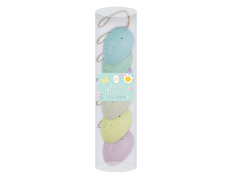 Hanging Easter Eggs 6pk