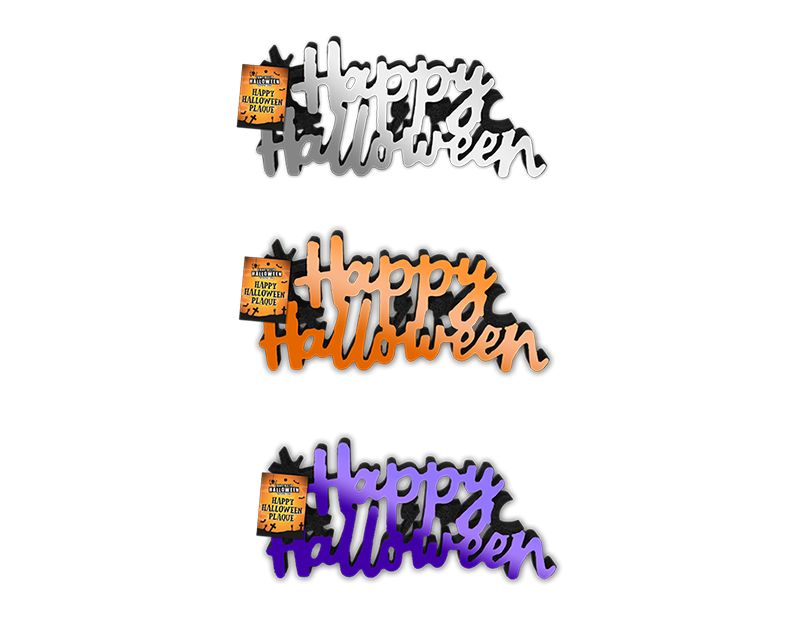 Wholesale Happy Halloween Plaque