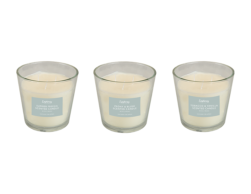 Wholesale Large Scented 3 Wick Candle