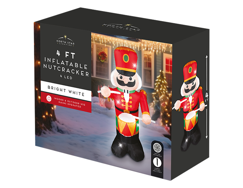 Inflatable LED Nutcracker 120cm