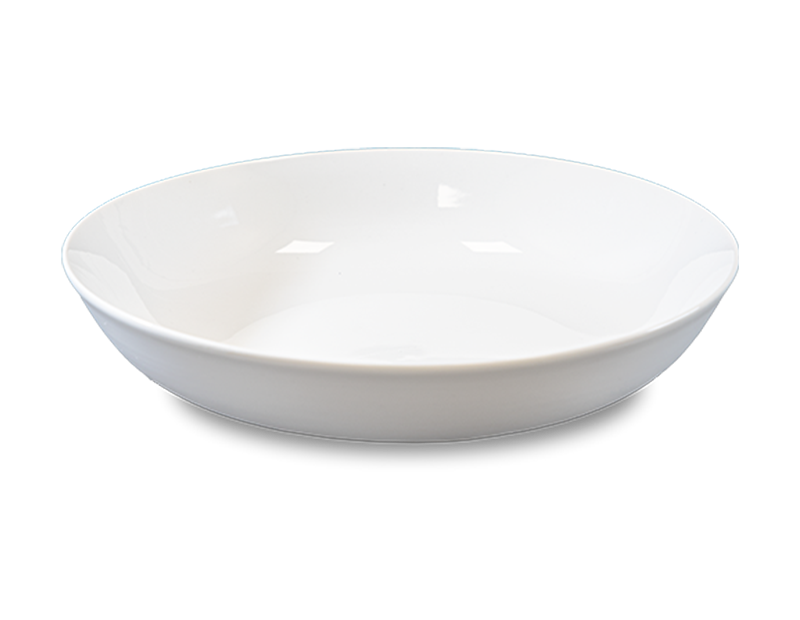 Porcelain White Pasta Bowl 9"