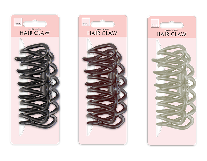 Wholesale Large Matte Hollow Hair Claw Clip