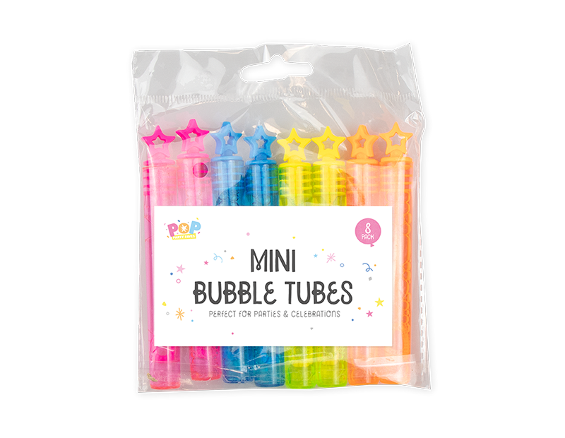 Mini Bubble Tubes - 8 Pack