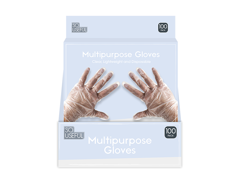 Wholesale Multi Purpose Gloves 100pk CDU